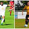 Die beiden Kapitäne: Marc Honsell vom FC Öhningen-Gaienhofen (rechts) und Nedzad Plavci von Südstern Singen.
