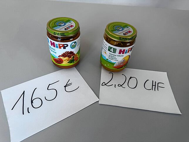 So viel kosten die Obstgläschen.
