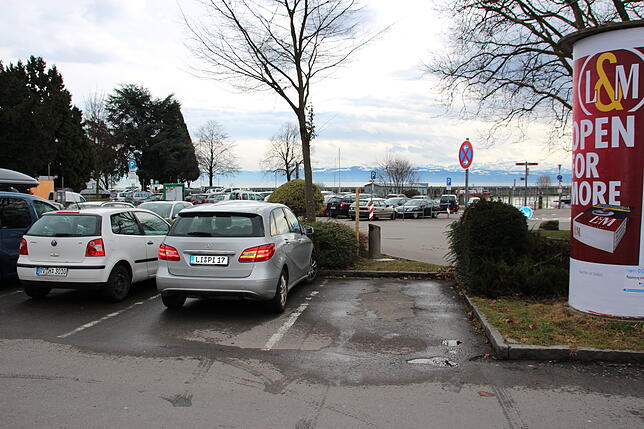 Derzeit ist der Hintere Hafen vor allem ein Parkplatz.