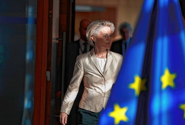 Die EU-Kommission, hier deren Präsidentin Ursula von der Leyen, hat ihre eigenen Vorstellungen, wie der Gaspreis geregelt werden kann.