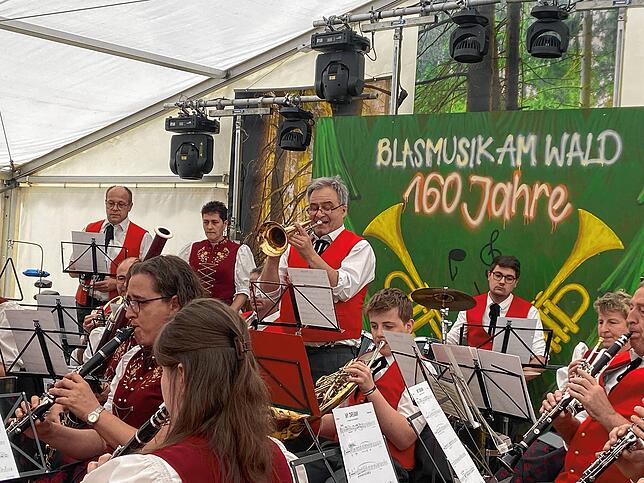 Bild 22: Bezirksmusikfest in Riedern am Wald - Musikverein feiert 160-jährige Jubiläum