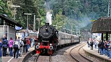 Am 21. und 22. September finden in Triberg die vierten Schwarzwaldbahn-Tage statt. Im Triberger Bahnhof werden mehrere Dampfsonderzüge ...