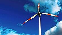 Die geplanten Windräder haben eine Höhe von 260 Metern. Bild: Arne Dedert
