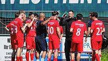 Trainer Aurelio Baratta und der 1. FC Rielasingen-Arlen II gewannen 3:1 gegen den SC Pfullendorf II.
