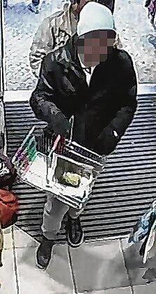 Mit diesem Fahndungsfoto suchte die Polizei nach dem Erpresser. Bild: Polizei