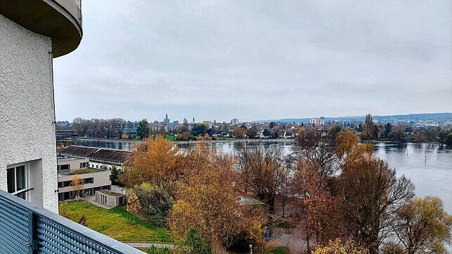 Welch ein Ausblick! Vom Treppenturm aus können Besucher über den Seerhein bis zum Münster gucken.