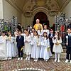 Erstkommunion im St. Fridolinsmünster in Bad Säckingen.