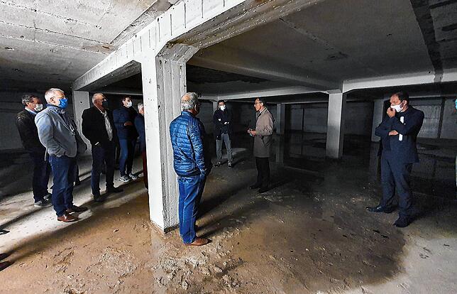 Neben den Bunkeranlagen stehen für das künfige Kreisarchiv mehrere große Kellerräume zur Verfügung.