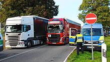 An der Bundesstraße B&nbsp;311 startete die Verkehrspolizei des Polizeipräsidiums Ravensburg mit 20 Einsatzkräften eine ausgiebige ...