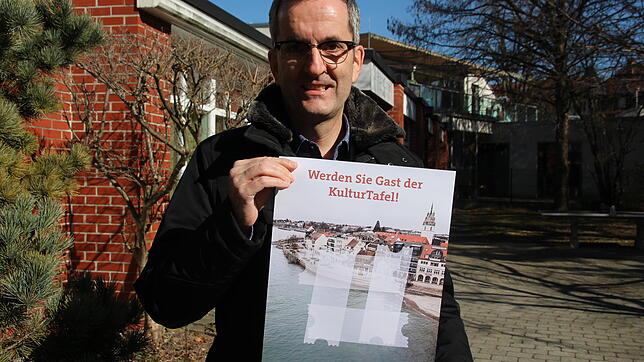Ulrich Föhr will weitere Gäste für die Kulturtafel begeistern. Bild: Julian Singler