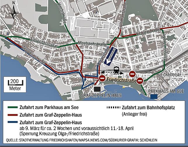 Bild 2: Das sollten sie zur Sperrung der Friedrichstraße wissen