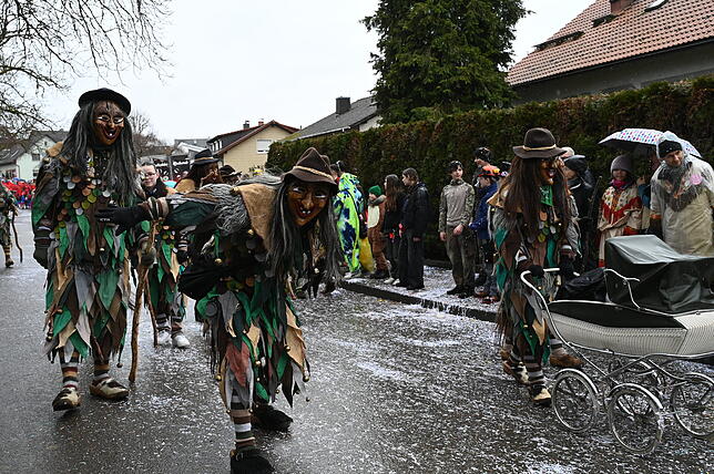 Bild 21: Die schönsten Bilder vom Fasnachtsumzug in Schwerzen: So feiern die Narren trotz Nieselregen