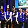 Gruppenbild mit Damen. Zum ersten Mal in der Geschichte der Historischen Narrozunft werden mit Alina Wöhrle (Zweite von rechts) und ...