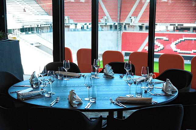 Starker Platz: 20 Logen und viele VIP-Plätze wie diese gibt es im neuen Stadion.