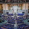 Blick in den Bundestag kurz vor der Abstimmung über die Reform des Bundeswahlgesetzes.