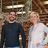 Bürgermeister Christoph Stolz und Organisatorin Stephanie Feyerabend freuen sich auf die Messe Bolu im April.