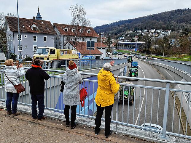 Bild 16: Protest der Landwirte &ndash; Bilder der Sternfahrt nach Horheim am Montag