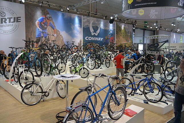 Die Eurobike hat in diesem Jahr wieder 1400 Aussteller.