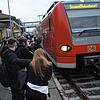 Immer wieder kam es in Gottmadingen in den vergangenen Wochen zu solchen Szene, weil die Bahn nicht genügend Triebwagen für den ...