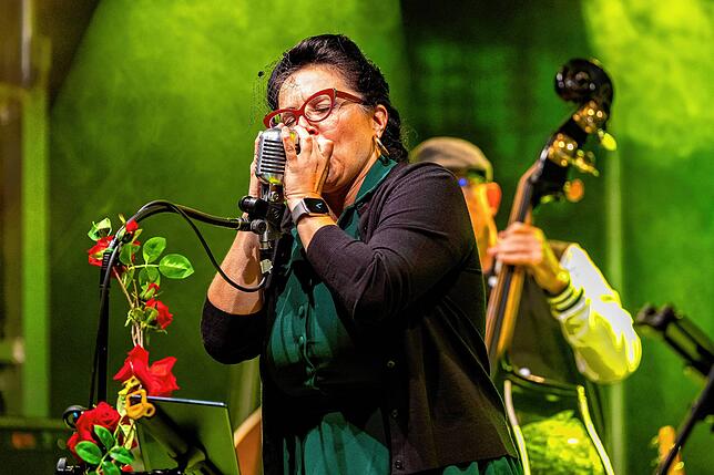 Bild 5: Maria & The Rhythm Boosters beim Schwenninger Kürbisfest am Samstagabend