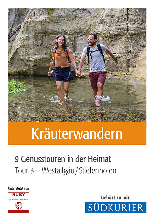 Wandern mit Genuss - Tour 3: Kräuterwandern im Westallgäu Wandern mit Genuss - Tour 3: Kräuterwandern im Westallgäu