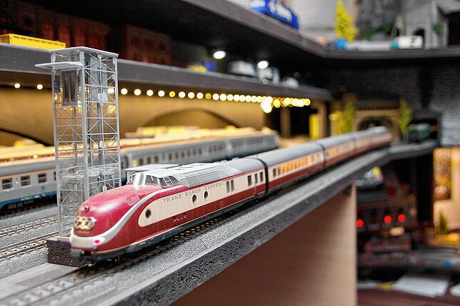 Im Villinger Bahnhof kürzlich verschrottet, in einer Bad Dürrheimer Wohnung noch intakt: Der Kultzug Trans Europ Express (TEE)