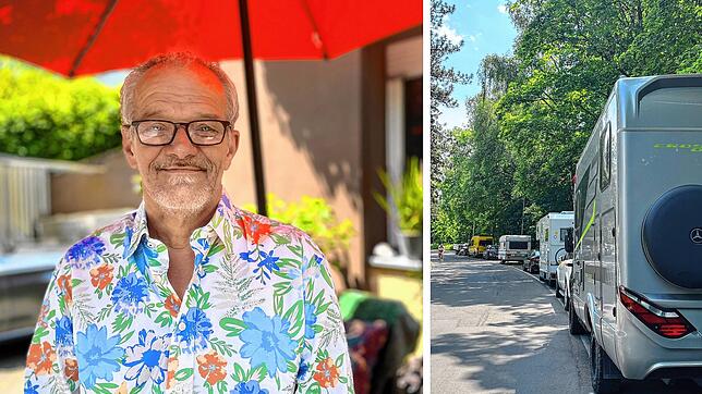 Emil Sauter wohnt in der Hermann-von-Vicari-Straße in Konstanz. Dort stehen im Sommer unzählige Wohnmobile am Straßenrand.