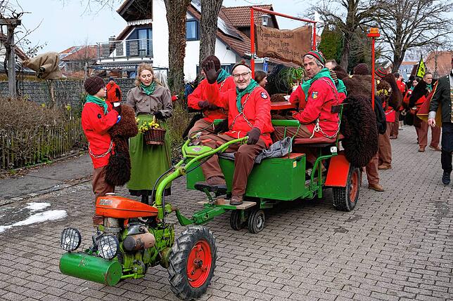 Bild 8: Bilder vom Zunftmeisterempfang und vom Narrenbaumstellen in Kippenhausen