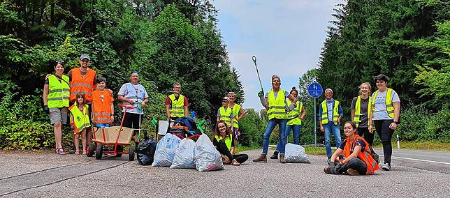Die Klettgau Cleaners am World Cleanup Day 2020.