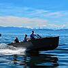 Unterwegs mit einem E-Boot auf dem Bodensee: Verschiedene Hersteller setzen auf den alternativen Antrieb. Beim Mobilitätstag in ...