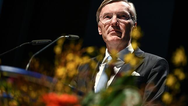 Ein Jahr im Amt: ZF-Chef Wolf-Henning Scheider spricht in Friedrichshafen.