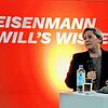 Susanne Eisenmann Ministerpräsidentin Baden-Württembergs werden. Teil ihres Wahlkampfs ist &bdquo;Eisenmann will&lsquo;s wissen&ldquo; ...