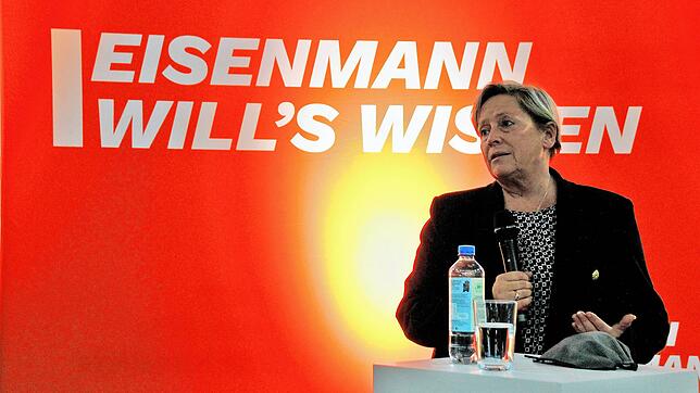 Susanne Eisenmann Ministerpräsidentin Baden-Württembergs werden. Teil ihres Wahlkampfs ist &bdquo;Eisenmann will&lsquo;s wissen&ldquo; ...