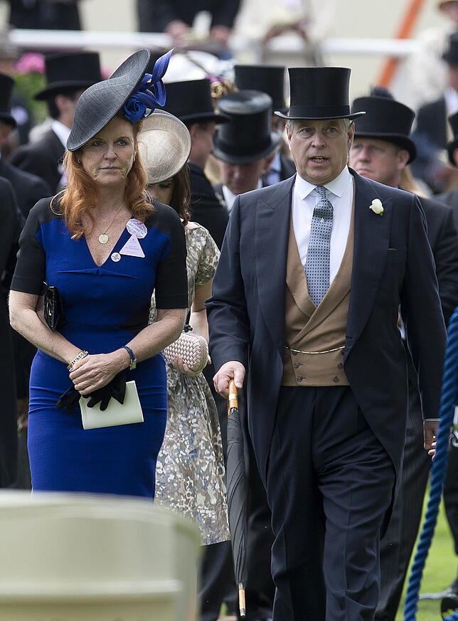 Seit 1996 geschieden: Sarah Ferguson und Prinz Andrew – hier gemeinsam unterwegs im Juni 2015.