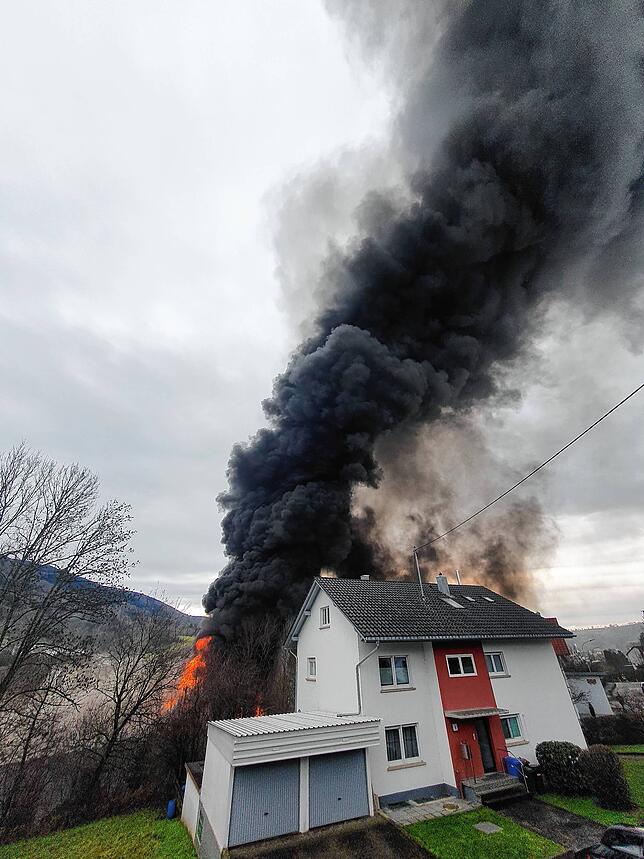 Bild 16: Bilder vom Großbrand in Wehr