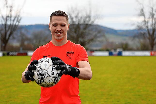 Alles im Griff: Dirk Weiermann, Rückhalt des FC Öhningen-Gaienhofen.