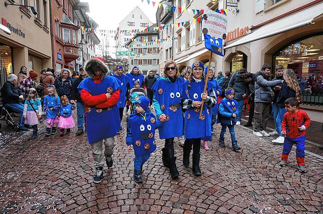 Bild 14: Tiengen im Fasnachttrubel