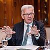 Ministerpräsident Winfried Kretschmann (Grüne) im SÜDKURIER-Interview in der Villa Reitzenstein in Stuttgart, seinem Amtssitz.  Bild: ...