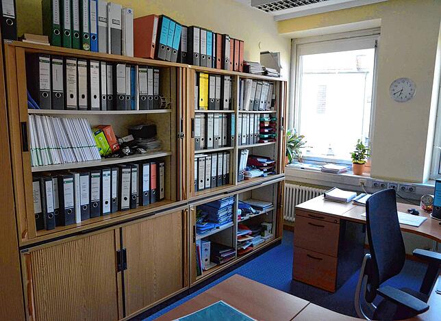 Nicht mehr zeitgemäß: die Arbeitsplätze im Rathaus.