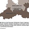 Von Rheinfelden im Westen bis Jestetten im Osten: Der Wahlkreis 59 umfasst einen Teil des Landkreises Waldshut und zwei Gemeinden des ...