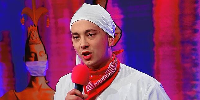 Starker Auftritt als Hemdglonker: Christopher Engler.