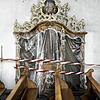Einige Tage nach dem Brand in der Kirche St. Ulrich in Kreuzlingen: Der Beichtstuhl ist wie ein Tatort abgeriegelt.