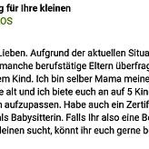 Hilfsbereit: Immer wieder bieten Privatpersonen in diesen Tagen Betreuung von Kindern an.