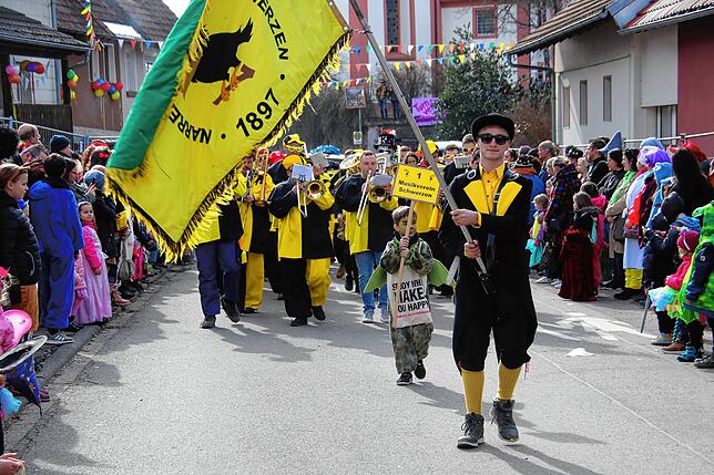 Der MV Schwerzen ist beim großen Zug durchs Dorf natürlich dabei.
