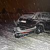 Ein demoliertes Fahrzeug nach dem Unfall bei Ehrendingen.