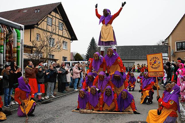 Der Narrenverein Hilb-Hex aus Kalkreute-Spöck gehört zu den Gründungsmitgliedern der Narrenfreunde Linzgau.