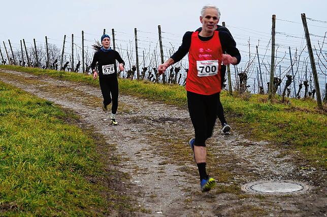 Bild 3: Bilder vom Crosslauf Hegau-Bodensee in den Reben oberhalb der Haltnau