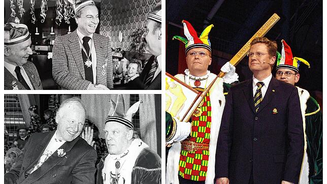 Links oben Gerhard Mayer-Vorfelder, links unten Erwin Vetter und rechts Guido Westerwelle. Alle drei waren einmal Beklagte vor dem ...