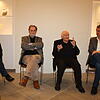 Bei der Buchvorstellung im Dialog (von links): Brigitte Mohn vom Kurt-Hahn-Archiv, Publizist Manfred Bosch, Klaus Schultze und Stefan ...
