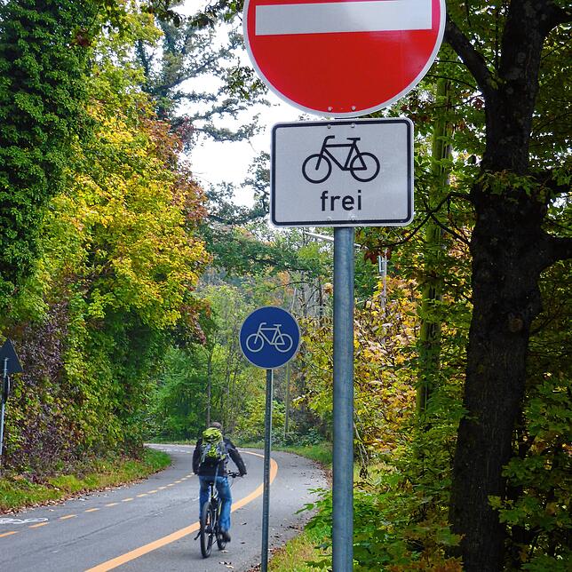 Über die Eichhornstraße ist das Strandbad Horn derzeit nur mit dem Rad zu erreichen.